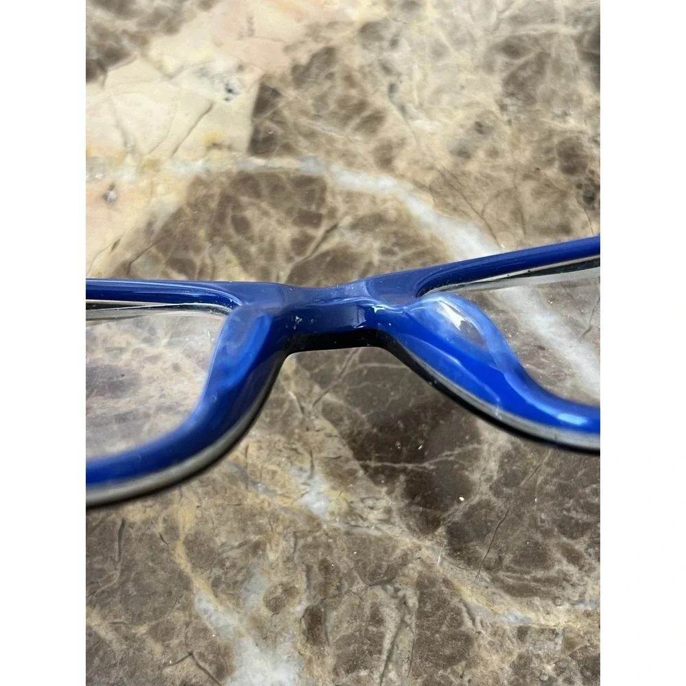 Men Calvin Klein CK18540 003 Blue/Black Square Designated Eyeglasses 54-17-145
